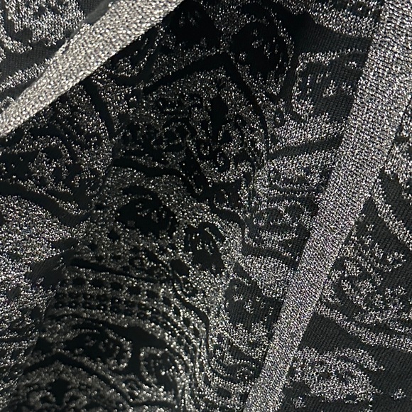 Vintage Joan Vass Shimmer Clasp Cardigan‎ HOLIDAY Evening Size Large - Picture 3 of 8